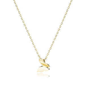 Choker argint placat cu aur galben cu fluture DiAmanti Z1803NG-DIA (Argint 925‰ 1,5 g.)